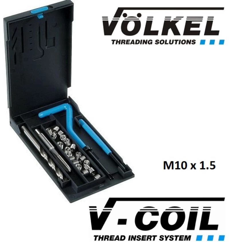 Σετ επισκευής σπειρωμάτων χελικόιλ V-COIL M10 x 1.5 04016