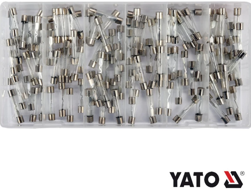 Yato YT-83130 Σετ ασφάλειες γυαλινες 5-30A 120τεμ