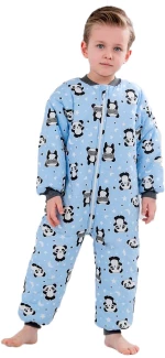 MONPETIT ΧΕΙΜΕΡΙΝΟΣ ΥΠΝΟΣΑΚΟΣ ΜΕ ΠΟΔΙΑ PANDA BLUE 1020-03