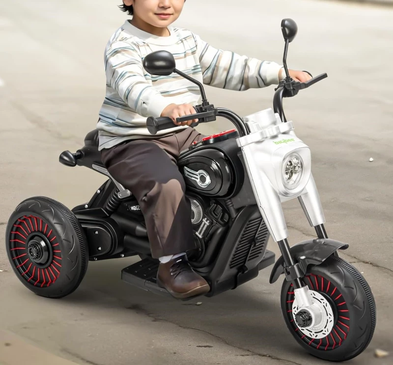Παιδικό ηλεκτροκίνητο τρίκυκλο scooter - BJQ-818 - 701113 - Red
