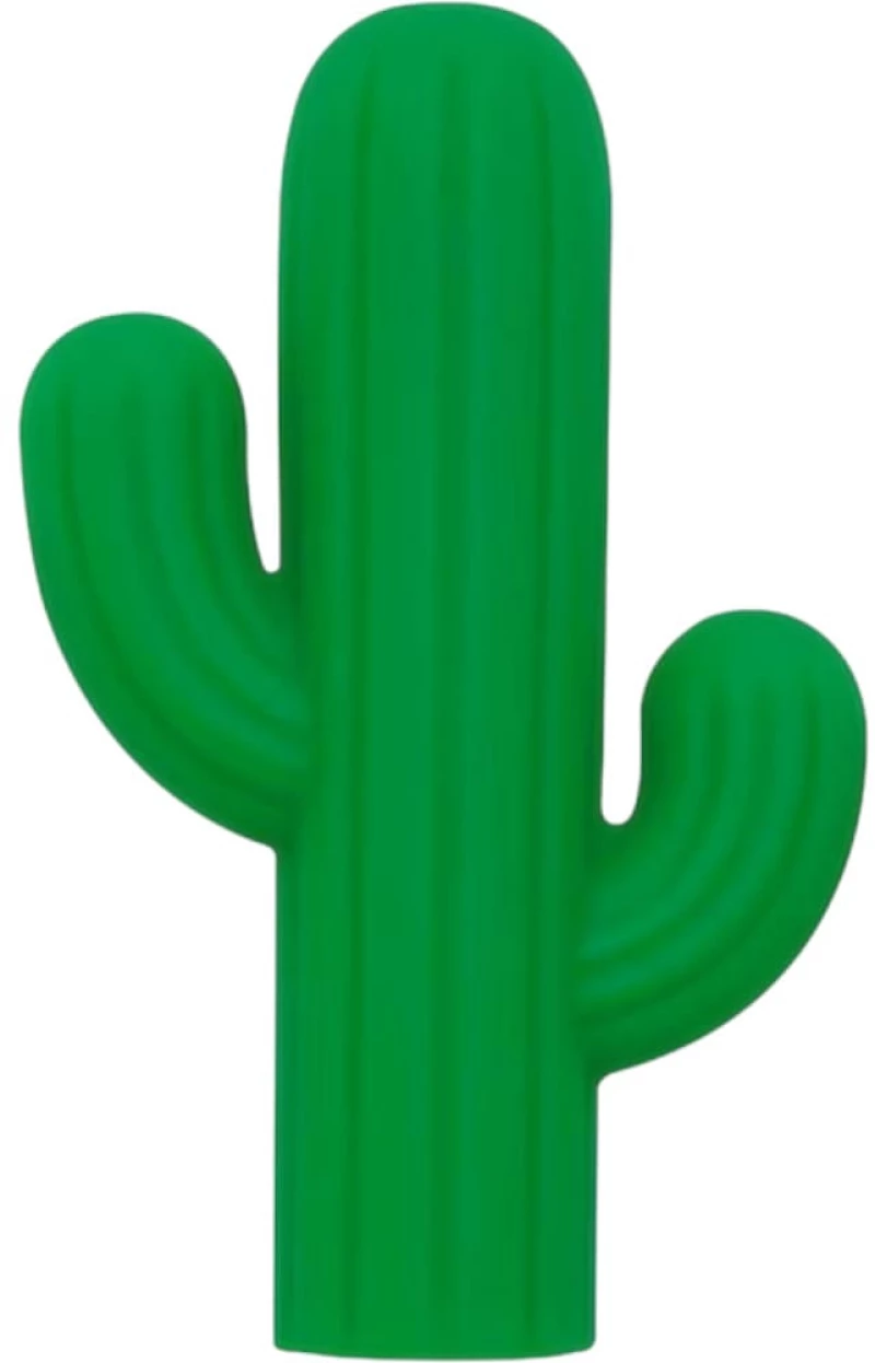 Dark Green Cactus Αισθητηριακό μασώμενο παιχνίδι σιλικόνης για μολύβι, (6x4x1,4εκ)