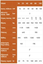 Λέβητας Ξύλου 60KW Vigas Πυρόλυσης Βασική Έκδοση