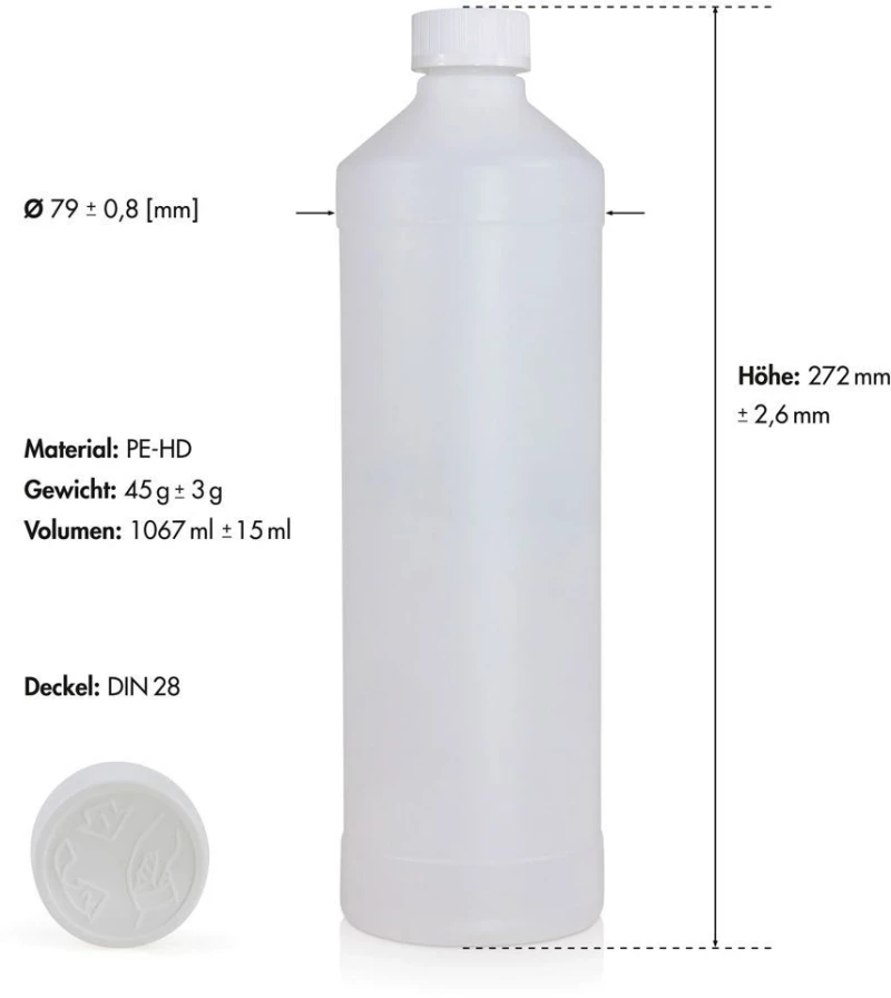 Βιοαιθανόλη 96.6% 1lt Hofer Chemie