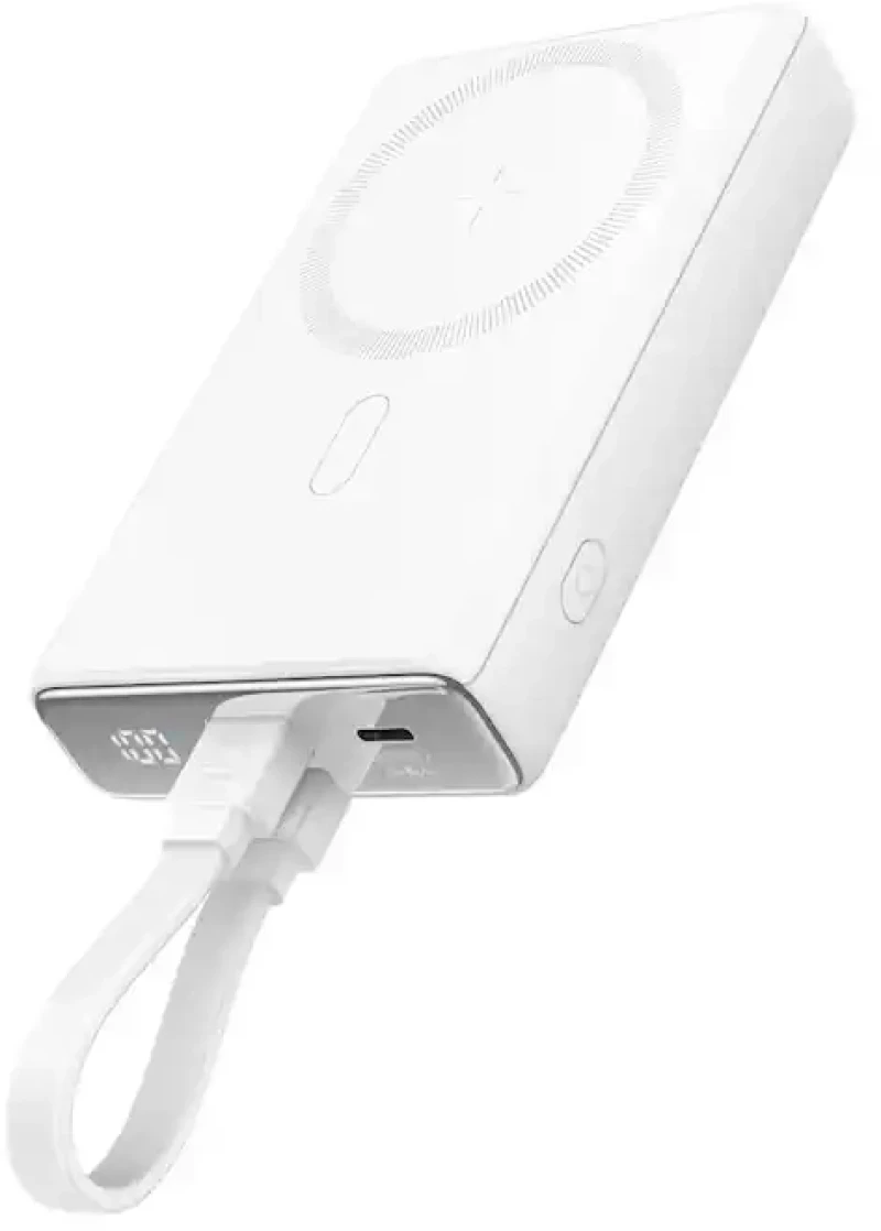 Μαγνητικό Powerbank Joyroom 10.000mA Λευκό (JR-PBM01)