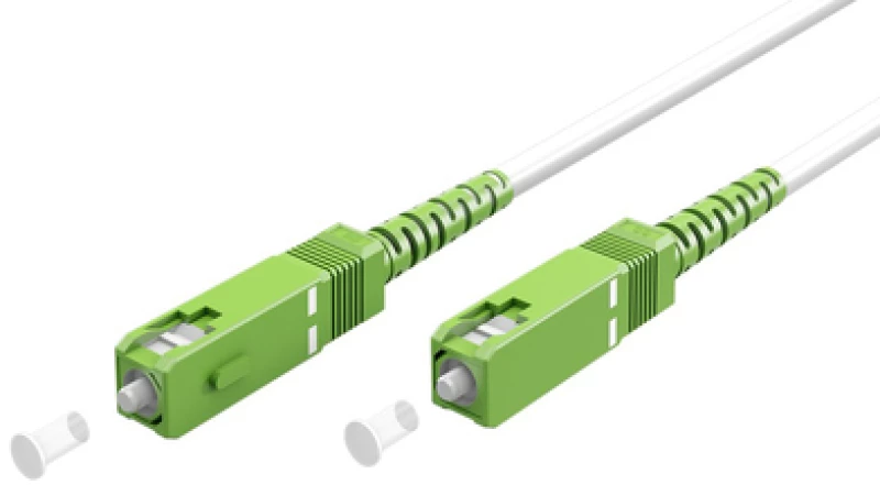 GOOBAY καλώδιο οπτικής ίνας SC-APC 59598, Singlemode OS2, 10m, λευκό - 4040849595981