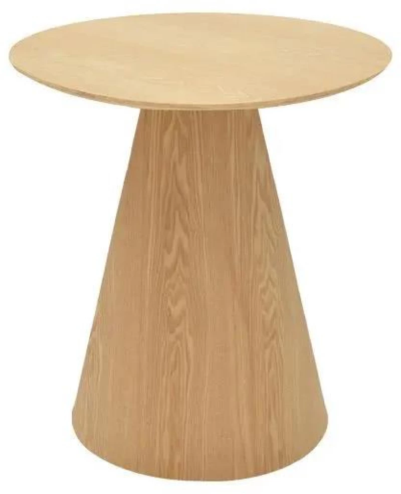 Tραπέζια σαλονιού Donda mdf-μέταλλο σετ 2τεμ. sonoma 60x60x46 εκ.