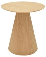 Tραπέζια σαλονιού Donda mdf-μέταλλο σετ 2τεμ. sonoma 60x60x46 εκ.