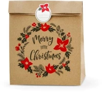 Beauty Home ΣΑΚΟΥΛΑΚΙΑ Merry Little Christmas, 3 ΤΜΧ  25x11x27cm