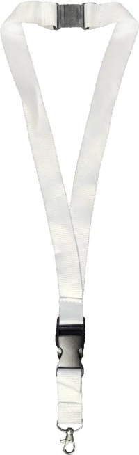 Ιμάντας Λαιμού 2,5εκ. Yogi 02005 με Πλαστικό Κούμπωμα & Μεταλλικό Γάντζο WHITE