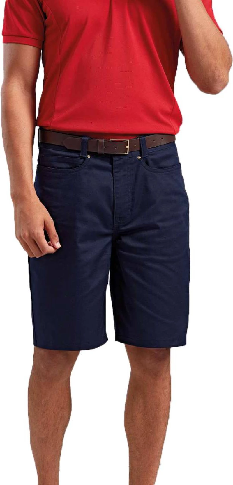 PR562 Performance Ανδρική βερμούδα chino 260gsm 63% Πολυέστερ 35% Βαμβάκι 2% Ελαστάν NAVY