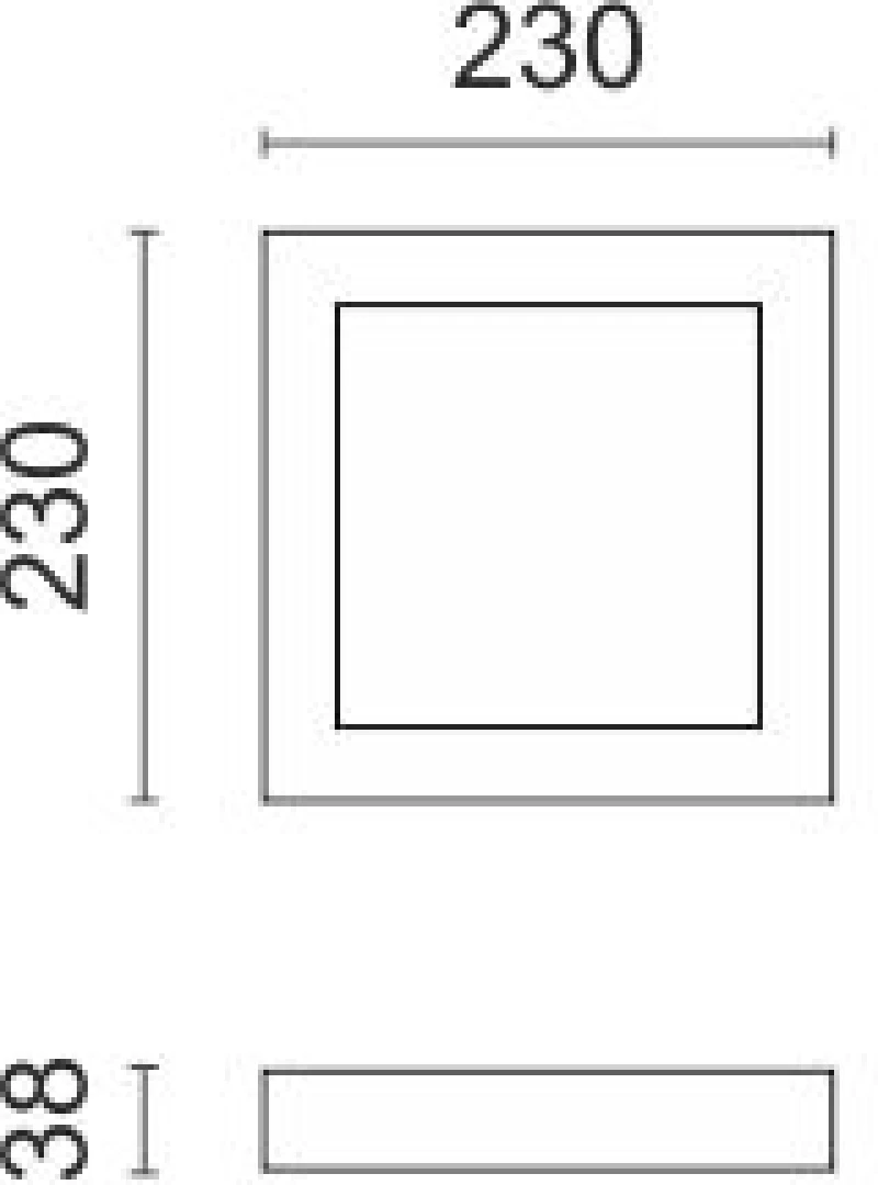 ΠΛΑΦΟΝΙΕΡΑ ΟΡΟΦΗΣ LED 20W CCT 6035