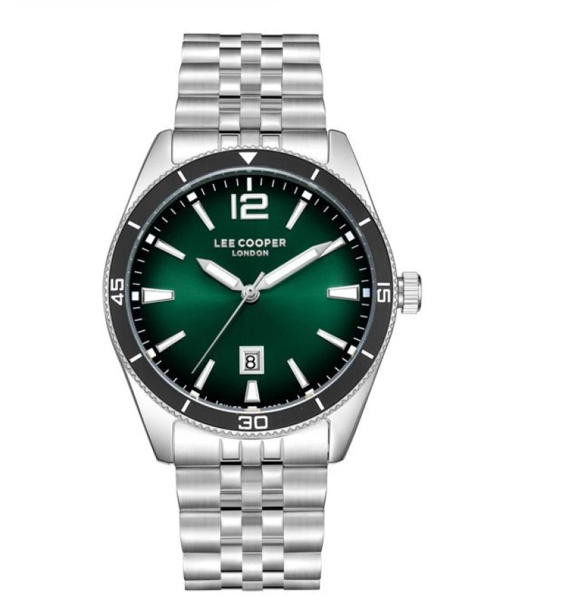 Ανδρικό ρολόι LEE COOPER LC08281.360 με  ασημί μεταλλικό μπρασελέ