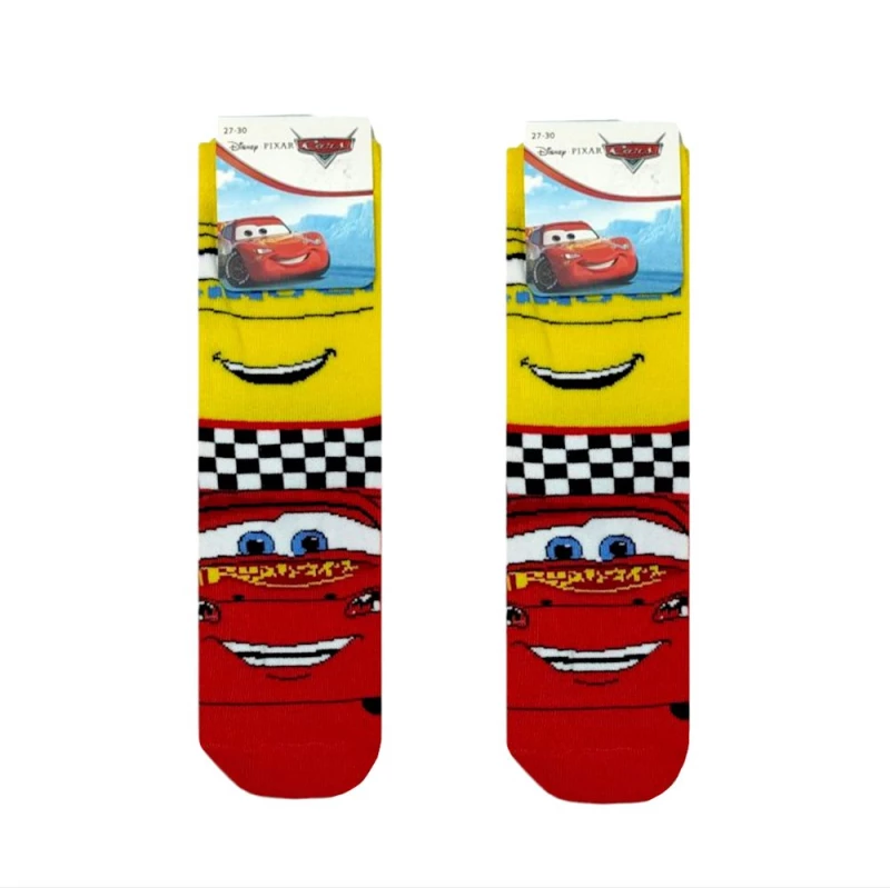 ΚΑΛΤΣΕΣ (ΣΕΤ 3 ΤΜΧ) DISNEY MCQUEEN CR20488 ΠΟΛΥΧΡΩΜΕΣ (19-38)