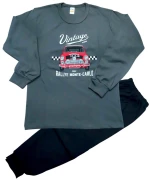 ΠΙΤΖΑΜΑ ΑΝΔΡΙΚΗ NINA CLUB 730 ΑΝΘΡΑΚΙ (S - XXL)