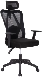 ΚΑΡΕΚΛΑ ΓΡΑΦΕΙΟΥ MEXER HM1195.01 ΜΑΥΡΟ MESH-ΜΕΤΑΛ.ΒΑΣΗ 68x70x136Υεκ.