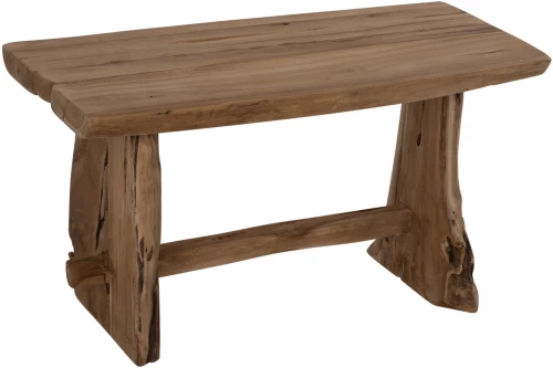 ΠΑΓΚΑΚΙ YEDI HM9347 ΑΠΟ ΜΑΣΙΦ ΞΥΛΟ TEAK ΦΥΣΙΚΟ 80X40X44Y εκ.
