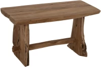 ΠΑΓΚΑΚΙ YEDI HM9347 ΑΠΟ ΜΑΣΙΦ ΞΥΛΟ TEAK ΦΥΣΙΚΟ 80X40X44Y εκ.