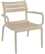 PARIS LOUNGE TAUPE ΠΟΛ/ΝΑ ΠΟΛ/ΝΙΟΥ 68X70X76εκ.