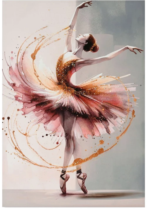 Πίνακας σε καμβά Dancito I 3D Inart 70x2.5x100εκ