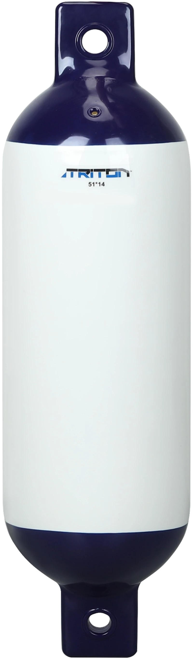 Triton Μπαλόνια Ενισχυμένα Λευκά Με Μπλε Καπάκι - 51cm