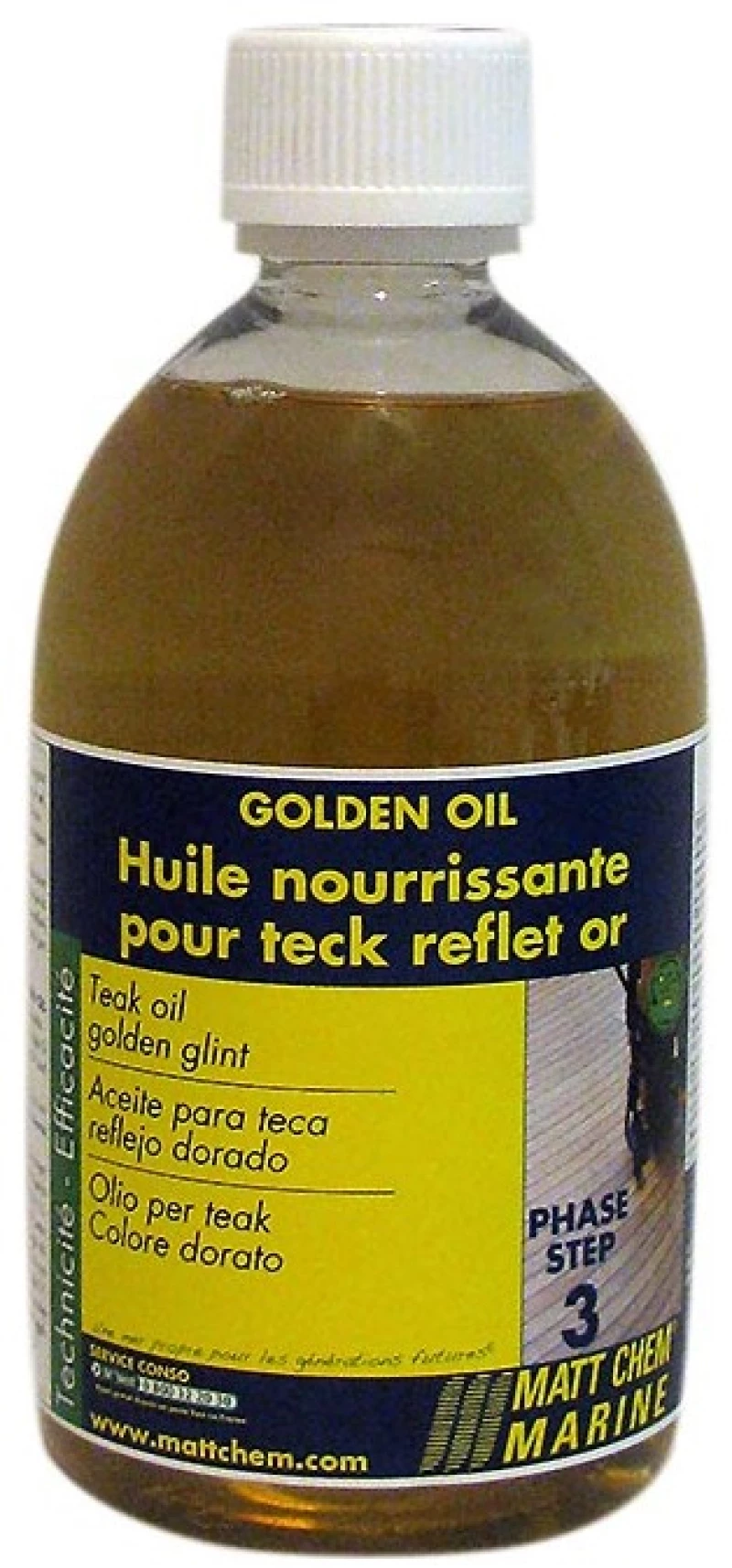 MATT CHEM Λάδι για Teak Golden Oil 1lt