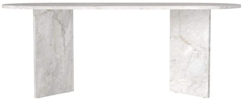 Τραπέζι Cortado χρώμα λευκό εφέ μαρμάρου 200x90x74εκ.