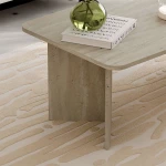 Τραπεζάκι σαλονιού Sam χρώμα neo travertine 100x60x41,8εκ.