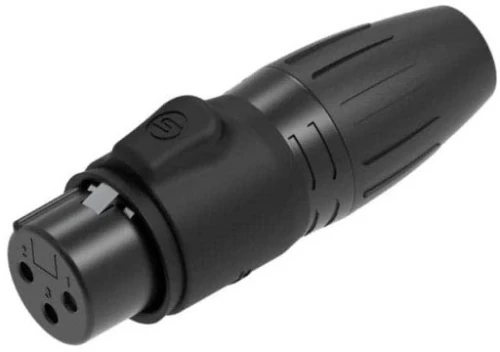Seetronic SCWF3B - Βύσμα XLR 3-pin Θηλυκό Μαύρο