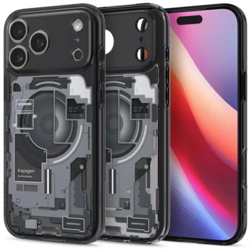 Θήκη TPU & PC Spigen Ultra Hybrid Mag Magsafe Apple iPhone 17 Pro Max Zero One Μαύρο