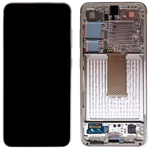 Οθόνη με Touch Screen Samsung S911 Galaxy S23 5G Μπέζ (Original)