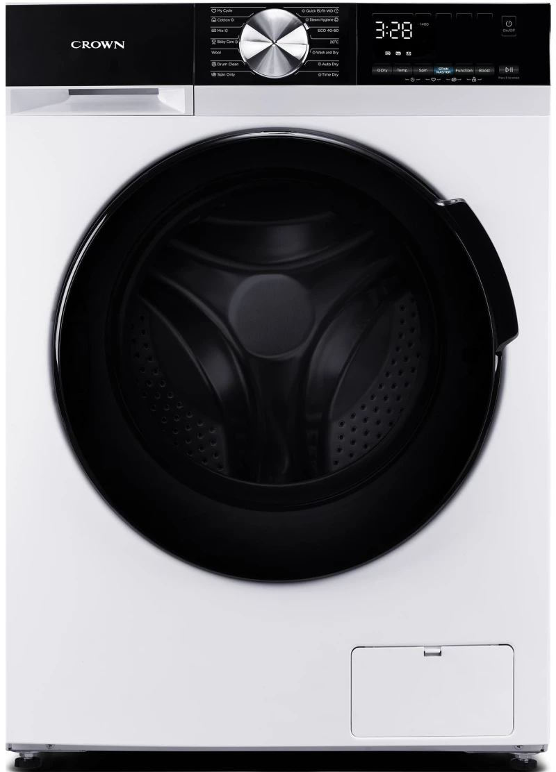 Crown CWD86140BLDC Πλυντήριο-Στεγνωτήριο Ρούχων 8kg/6kg Ατμού 1400 Στροφές