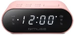 MUSE M-10CPK Επιτραπέζιο Ψηφιακό Ρολόι με Ξυπνητήρι & Ραδιόφωνο Ροζ