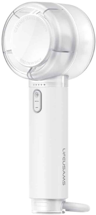 USAMS φορητός ανεμιστήρας LU01 με 5 ταχύτητες, 2000mAh, λευκός