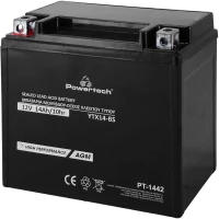 POWERTECH μπαταρία μολύβδου μοτοσυκλέτας PT-1442, 12V 14Ah, AGM, YTX14-BS