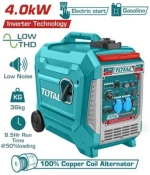 TOTAL TP547506E Επαγγελματική Ηλεκτρογεννήτρια Βενζίνης INVERTER 4.000W