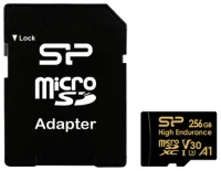 SILICON POWER κάρτα μνήμης microSDHC High Endurance, 256GB, Class 10 UHS-I U3 A1 V30
