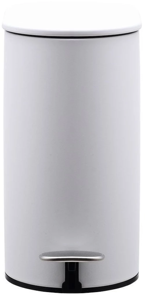 Estia 02-14575 Μεταλλικό Καλαθάκι Μπάνιου Soft Close 5lt, Λευκό