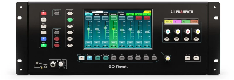 Allen & Heath SQ-Rack - Rackmount ψηφιακή κονσόλα 48 καναλιών / 36 διαύλων