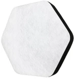 Proacoustics iZiSound Hexa Felt White - Επιτοίχιο ακουστικό πάνελ 50 mm εξάγωνο με όψη άσπρη τσόχα