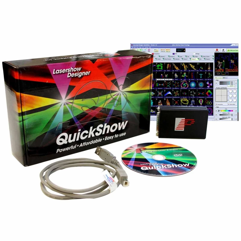 Pangolin Laser Systems QUICK SHOW FB3 - DMX Software
