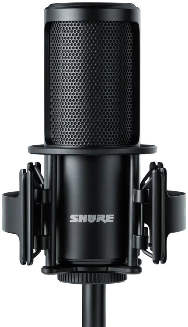 Shure SM4-K-Kit - Πυκνωτικό μικρόφωνο οικιακής ηχογράφησης με Shock Mount & Pop Filter