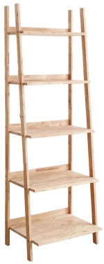 Ραφιέρα Nextdeco Natural μασίφ ξύλο Y180x60x45εκ. -  11700