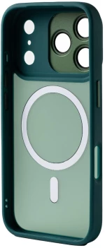 Hybrid Θήκη Σιλικόνης Με Magsafe & Metal Camera Lens Protection iPhone 17 Pro Πράσινο