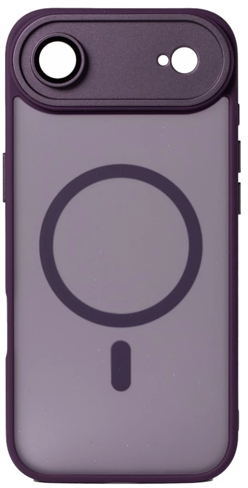 Hybrid Θήκη Σιλικόνης Με Magsafe & Metal Camera Lens Protection iPhone 17 Air Μωβ