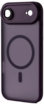 Hybrid Θήκη Σιλικόνης Με Magsafe & Metal Camera Lens Protection iPhone 17 Air Μωβ