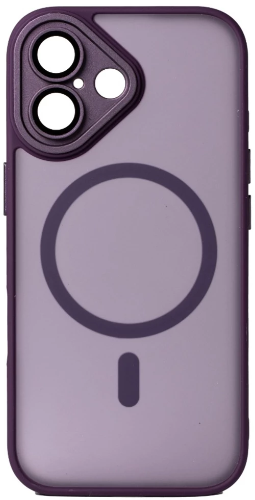 Hybrid Θήκη Σιλικόνης Με Magsafe & Metal Camera Lens Protection iPhone 17 Μωβ