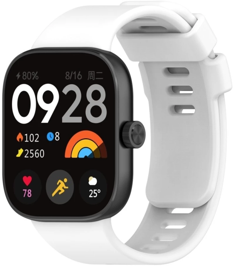 Λουράκι Σιλικόνης για Redmi Watch 4/5 Λευκό