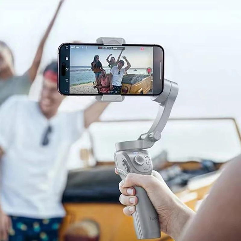 Hoco K24 Gimbal για Κινητό 3.600mAh V5.2 με Σταθεροποιητή 3 Αξόνων Γκρι