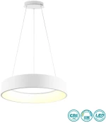 Φωτιστικό Κρεμαστό Fan Europe LED-NOAH-S60-BCO 8031414886036 Λευκό Ματ (Tunable White)