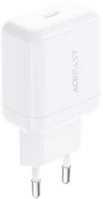 Φορτιστής Ταξιδίου Acefast A130 Fast Charging USB-C PD20W 3.0A Λευκός